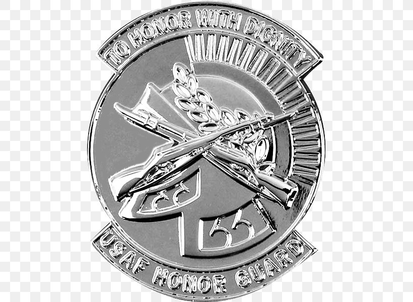 United States Air Force Academy United States Air Force Honor Guard Badge Badges Of The United States Air Force, PNG, 475x600px, United States Air Force Academy, Badge, Black And White, Body Jewelry, Coin Download Free