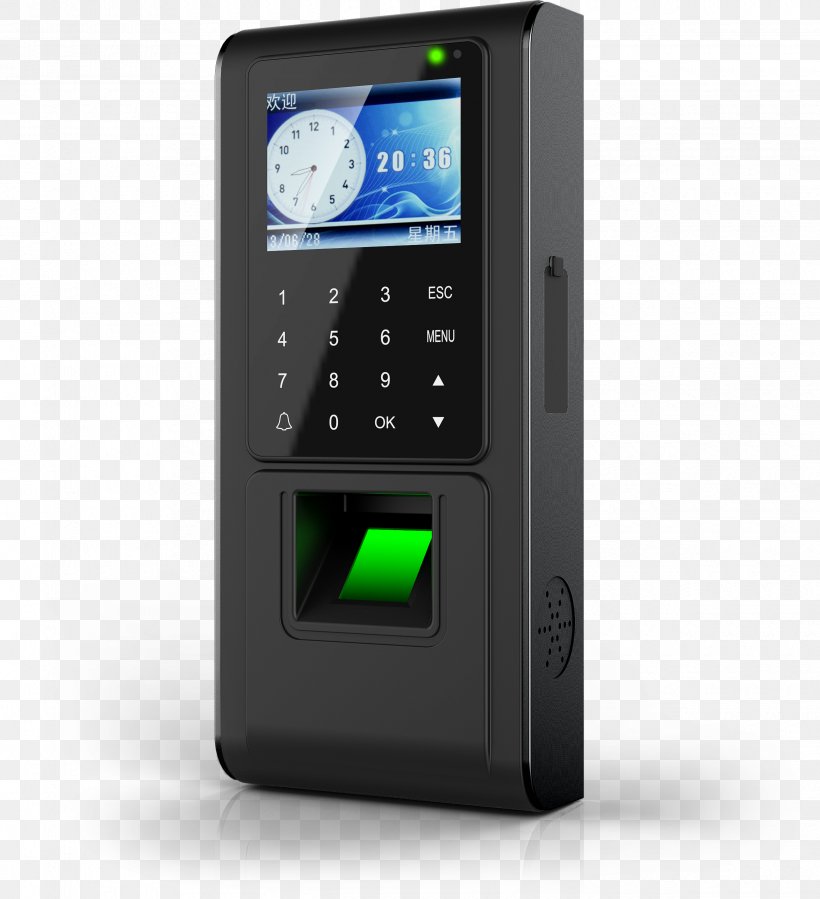 Access Control Fingerprint Facial Recognition System Product, PNG, 2440x2678px, Access Control, Biometric Device, Biometrics, Card Reader, Communication Download Free