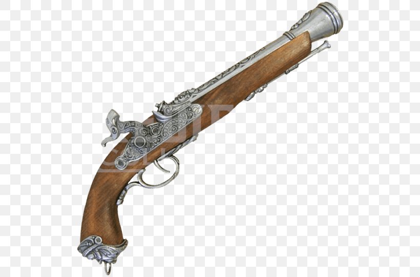 Firearm Flintlock Black Powder Pistol Revolver, PNG, 540x540px, Watercolor, Cartoon, Flower, Frame, Heart Download Free