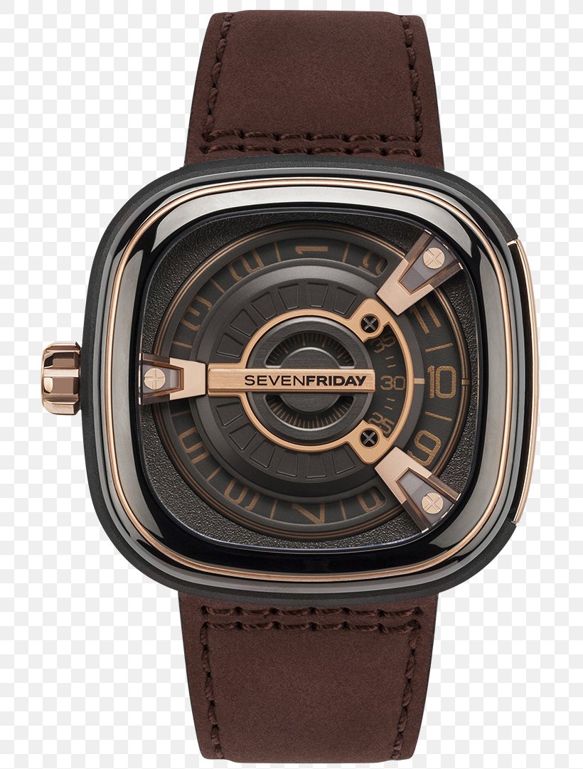 SEVENFRIDAY M2/02 Watch Miyota 8215, PNG, 723x1081px, Sevenfriday, Analog Watch, Automatic Watch, Bracelet, Brown Download Free