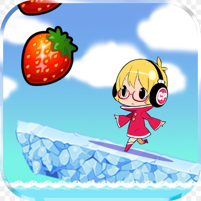 Strawberry Desktop Wallpaper Fruit Clip Art, PNG, 1024x1024px, Watercolor, Cartoon, Flower, Frame, Heart Download Free