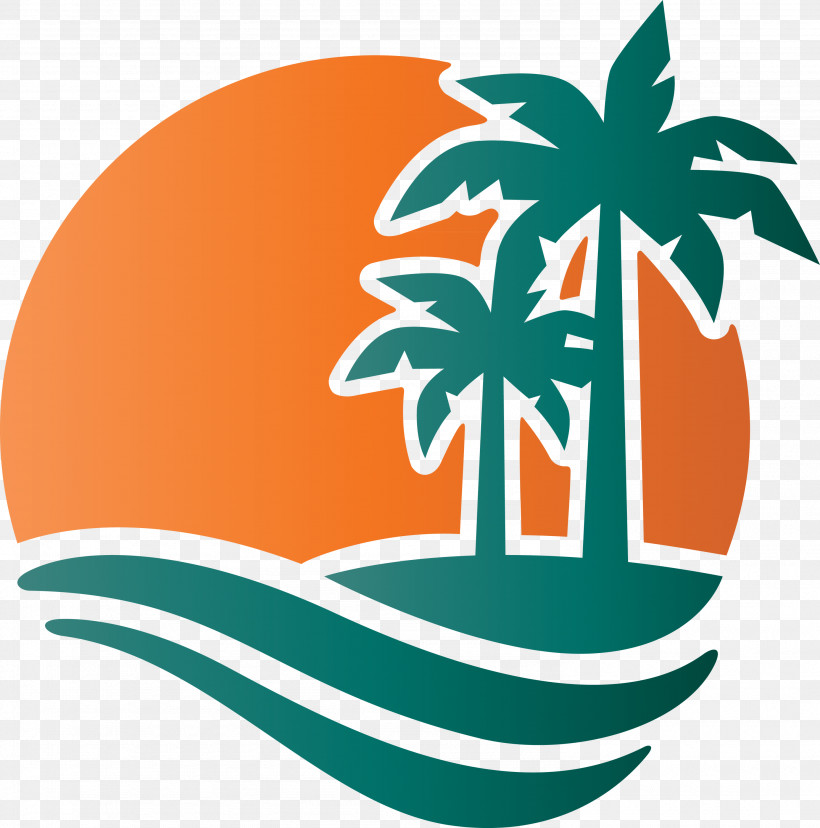 Palm Tree Beach Tropical, PNG, 2969x3000px, Palm Tree, Beach, Cricut, Logo, Nuloom Download Free