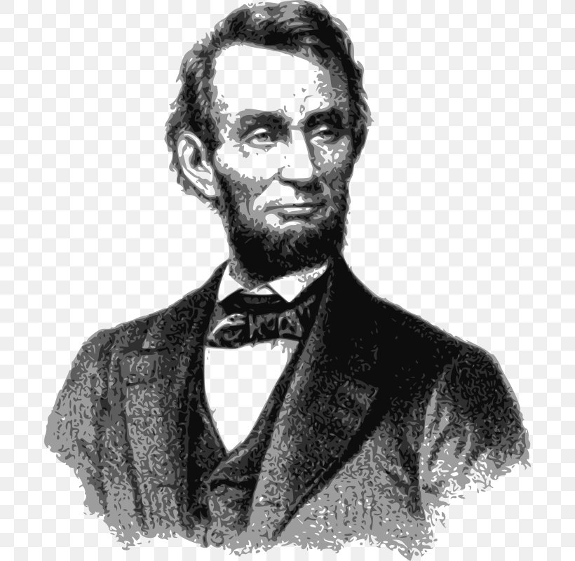 Portrait Of Abraham Lincoln United States Clip Art, PNG, 694x800px, Abraham Lincoln, Beard, Black And White, Caricature, Facial Hair Download Free