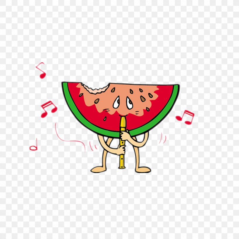 Watermelon Hand-painted Villain Vector Material, PNG, 1000x1000px, Watercolor, Cartoon, Flower, Frame, Heart Download Free