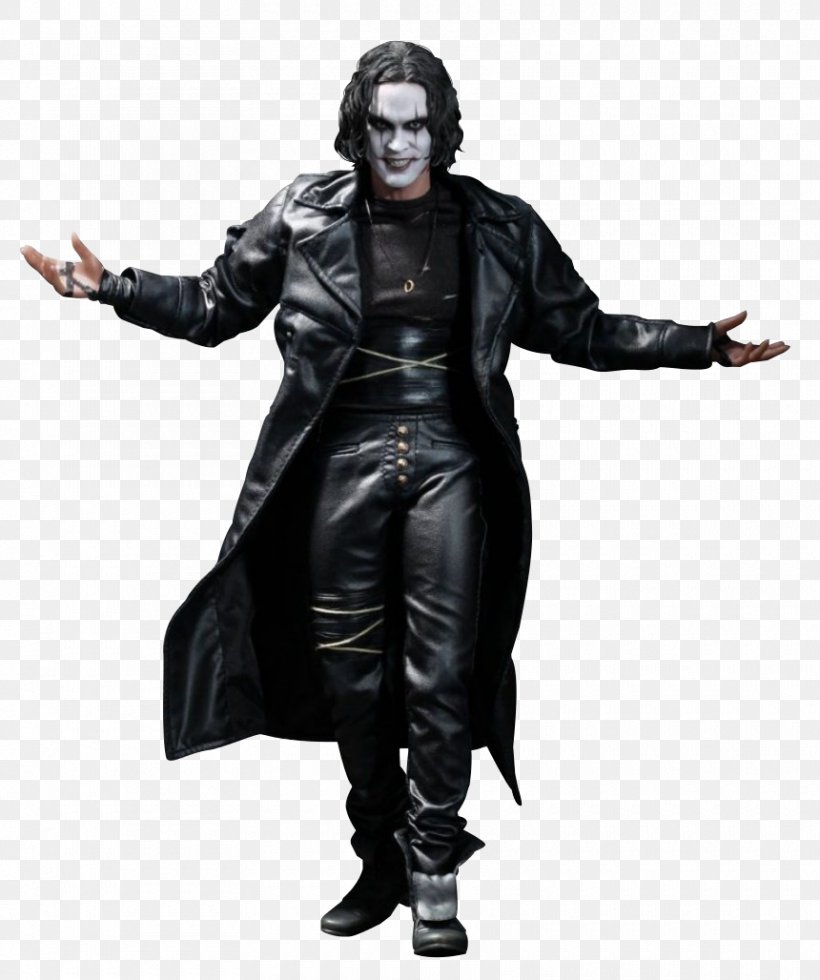 Eric Draven Action & Toy Figures National Entertainment Collectibles Association Hot Toys Limited Trench Coat, PNG, 860x1028px, Watercolor, Cartoon, Flower, Frame, Heart Download Free