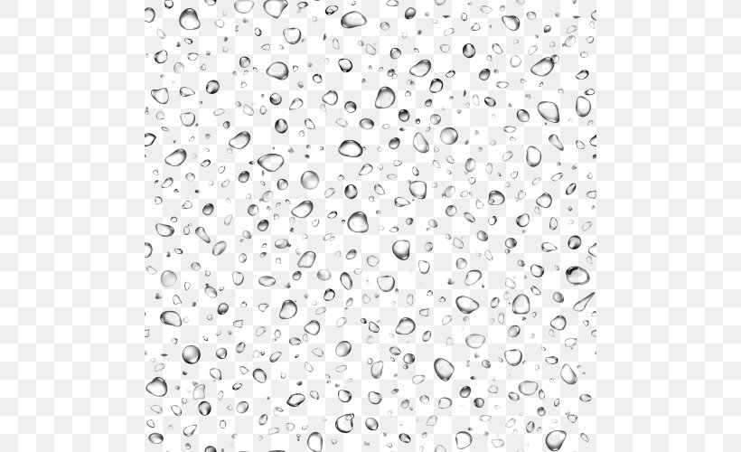 Drop Water, PNG, 500x500px, Drop, Area, Black, Black And White, Monochrome Download Free