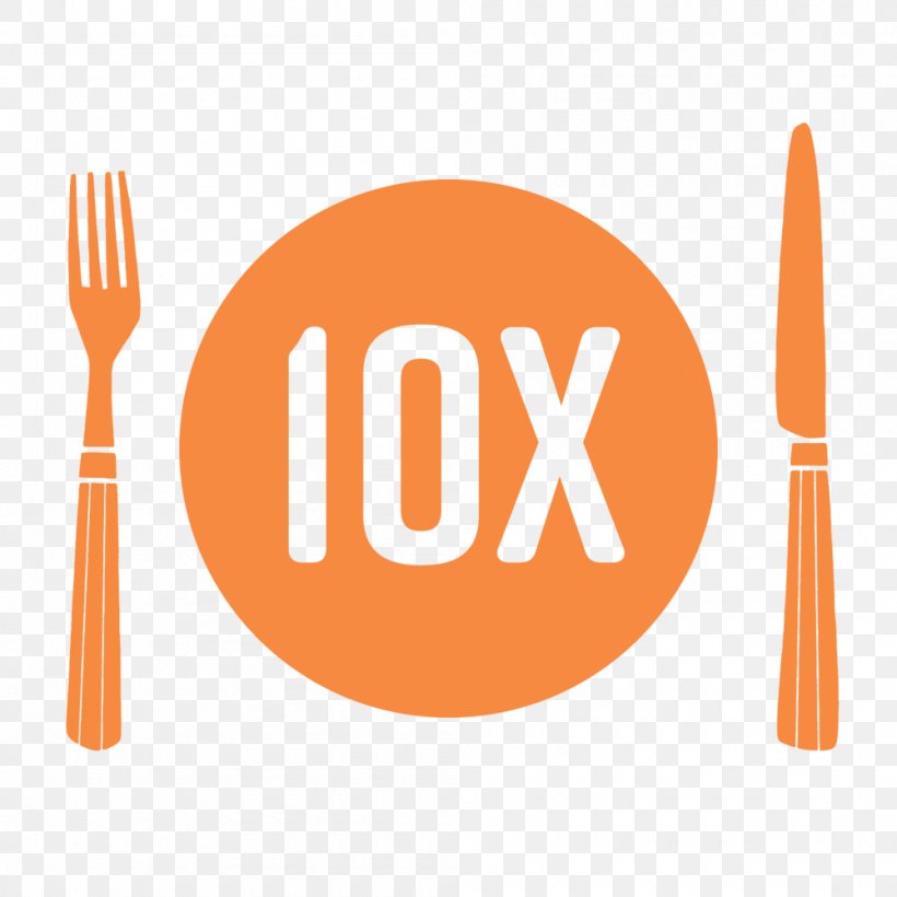 Fork Logo Product Design Spoon, PNG, 1000x1000px, Fork, Brand, Cutlery, Logo, Orange Download Free