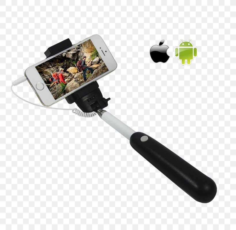 Monopod Selfie Stick Shutter Button, PNG, 800x800px, Monopod, Brand, Electrical Cable, Gadget, Hardware Download Free