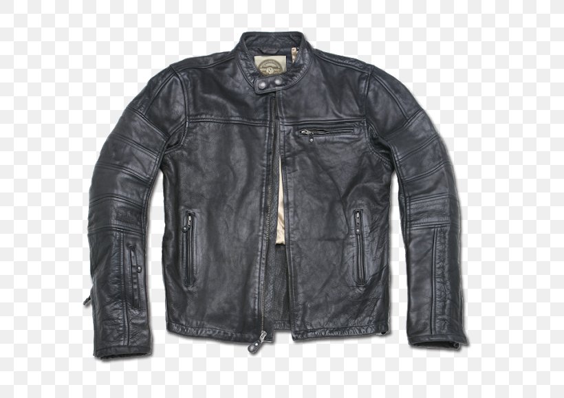 Motorcycle Leather Jacket Café Racer, PNG, 640x579px, Motorcycle, Black, Cafe Racer, Clothing, Coat Download Free