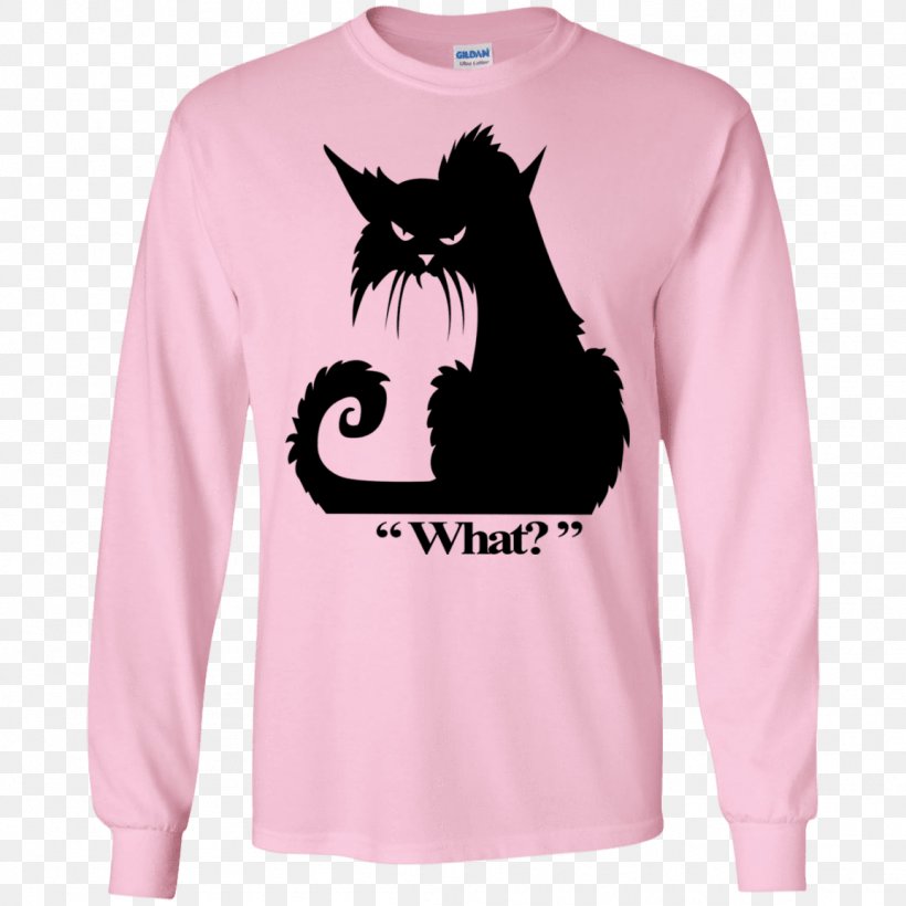 T-shirt Cat Hoodie Kitten, PNG, 1155x1155px, Tshirt, Black, Black Cat, Carnivoran, Cat Download Free
