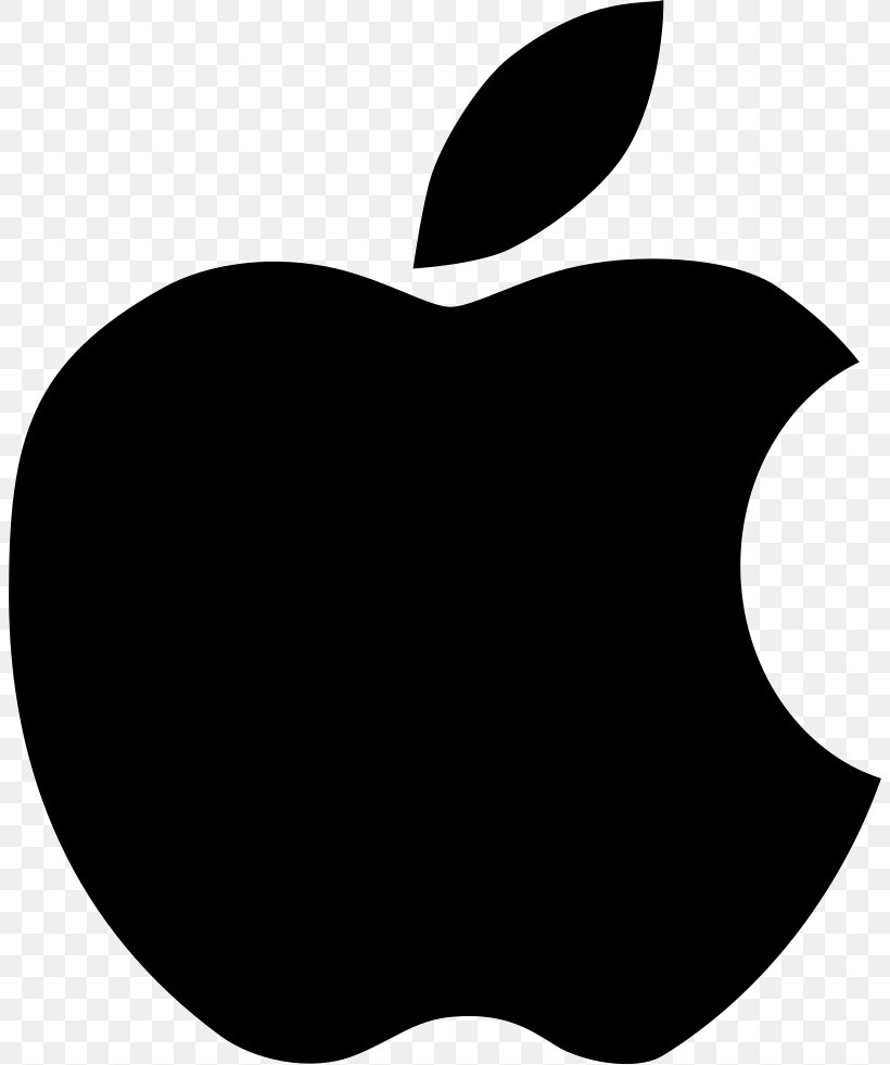 Apple Logo Clip Art, PNG, 804x981px, Apple, Black, Black And White, Company, Computer Download Free
