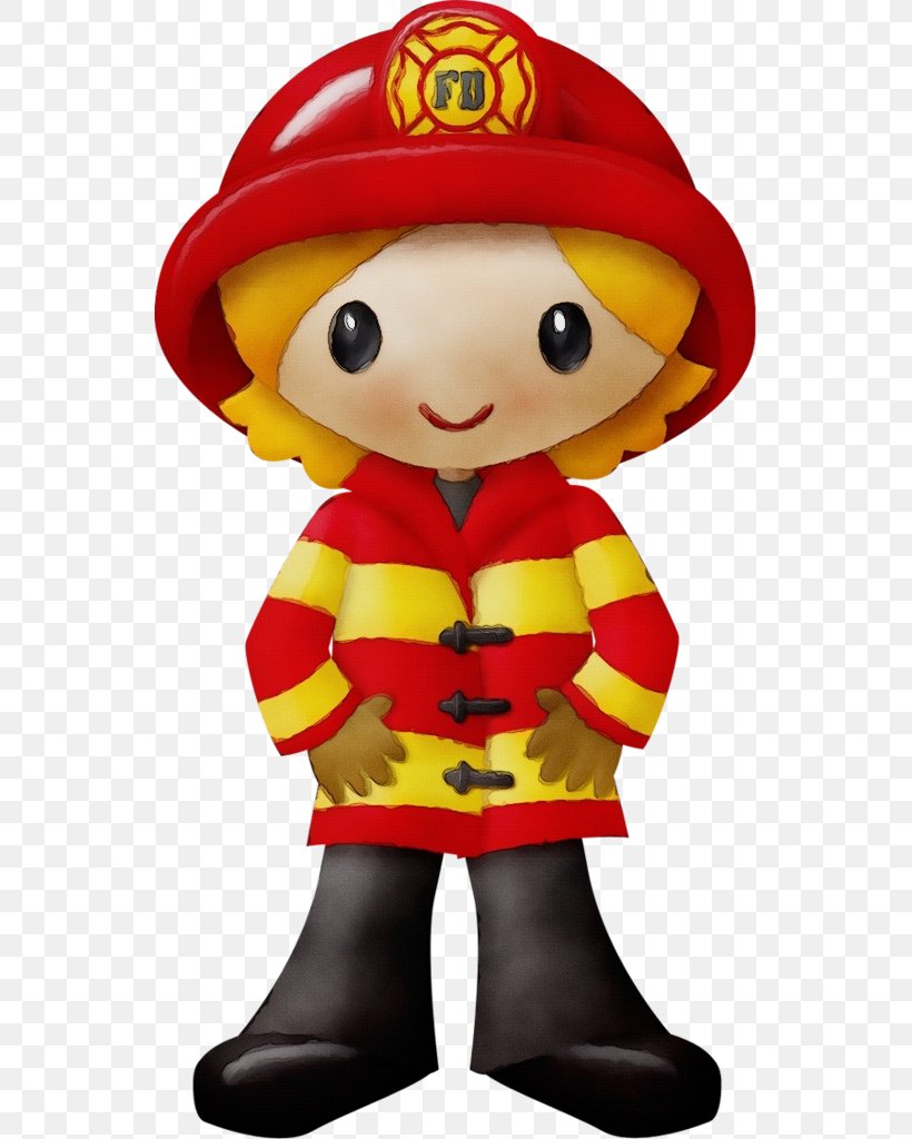 Firefighter, PNG, 541x1024px, Watercolor, Action Figure, Cartoon, Costume, Drawing Download Free
