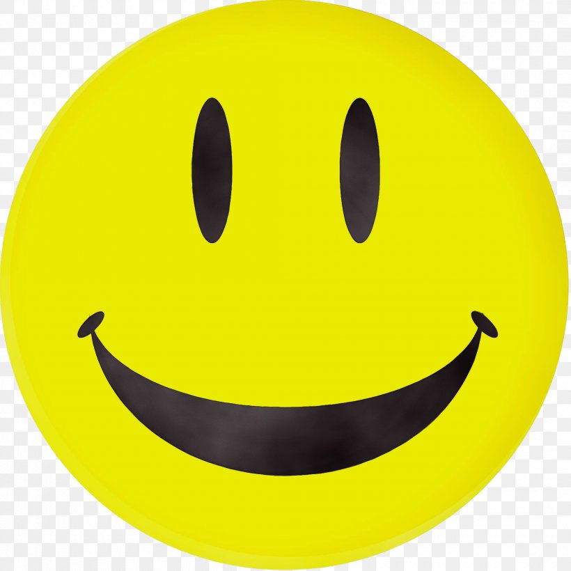 Happy Face Emoji, PNG, 2100x2100px, Watercolor, Black, Cheek, Comedy, Emoji Download Free