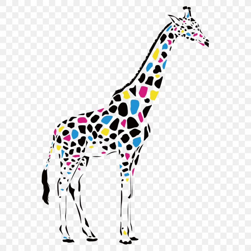 Reticulated Giraffe Abstract Art Drawing Painting, PNG, 1000x1000px, Reticulated Giraffe, Abstract Art, Art, Color, Drawing Download Free