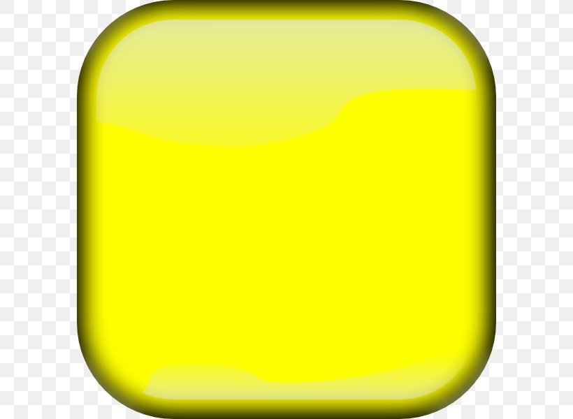 Yellow Button Square Clip Art, PNG, 600x600px, Yellow, Area, Button, Color, Free Content Download Free