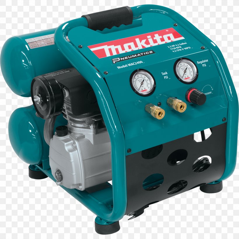 Compressor Makita MAC2400 Makita MAC5200 Tool, PNG, 1500x1500px, Compressor, Augers, Campbell Hausfeld, Electric Generator, Hammer Drill Download Free