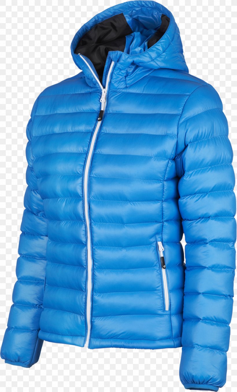 Hoodie Jacket Polar Fleece Down Feather, PNG, 906x1500px, Hoodie, Azure, Blue, Cobalt Blue, Down Feather Download Free