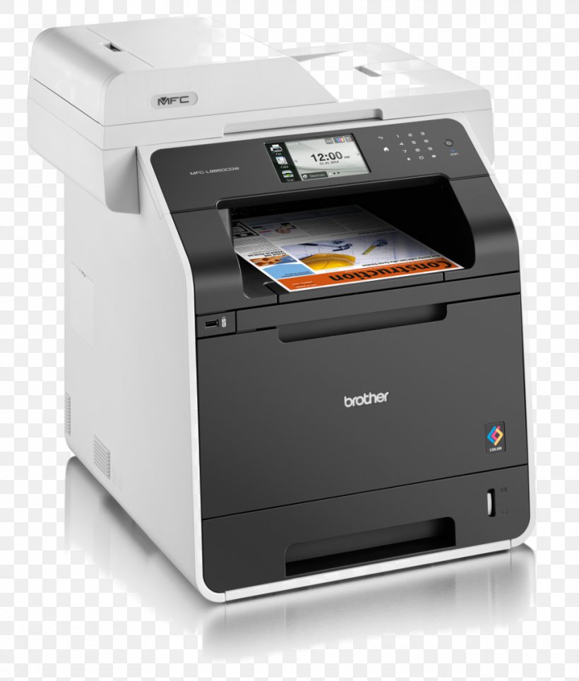 Paper Multi-function Printer Brother Industries Brother MFC-L8850, PNG, 960x1130px, Paper, Automatic Document Feeder, Brother Industries, Color, Color Printing Download Free