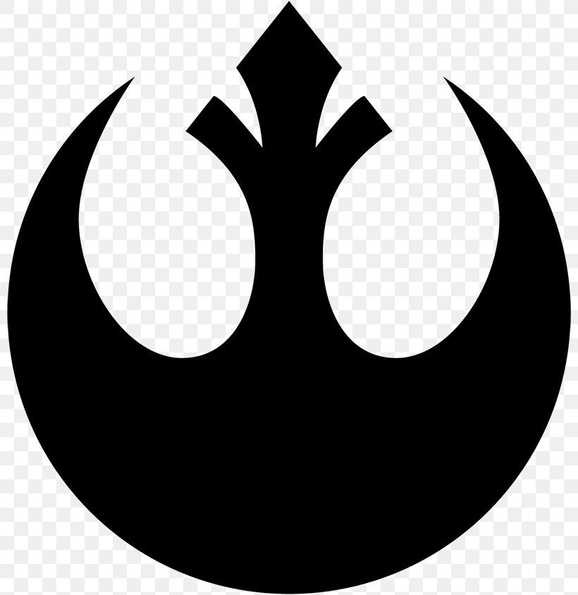 Rebel Alliance Star Wars Logo Anakin Skywalker Galactic Empire, PNG, 800x844px, Rebel Alliance, Anakin Skywalker, Black, Black And White, Decal Download Free