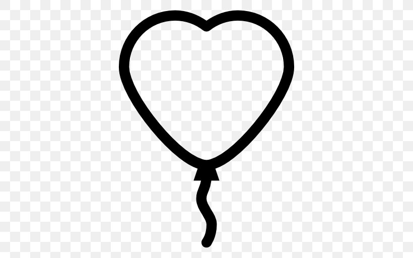 Heart Black And White Balloon Clip Art, PNG, 512x512px, Watercolor, Cartoon, Flower, Frame, Heart Download Free