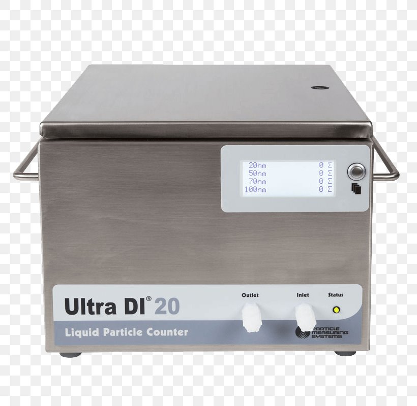 Particle Counter Chemical Substance Liquid Ultrapure Water, PNG, 800x800px, Particle Counter, Chemical Substance, Data, Hardware, Liquid Download Free