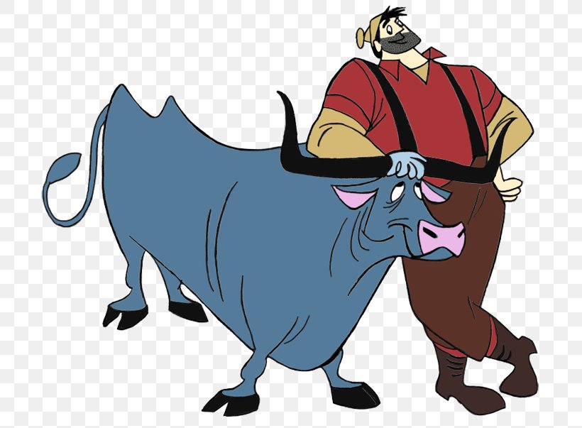 Paul Bunyan And Babe The Blue Ox Paul Bunyan And His Big Blue Ox Clip Art, PNG, 720x603px, Paul Bunyan And Babe The Blue Ox, Art, Bull, Cartoon, Cattle Like Mammal Download Free