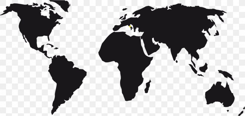 World Map Globe Clip Art, PNG, 1024x487px, World, Animated Mapping, Black, Black And White, Border Download Free