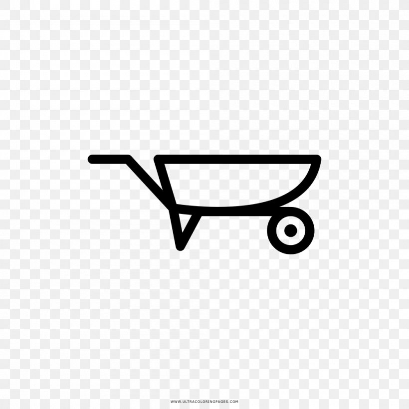 Drawing Wheelbarrow Coloring Book Painting, PNG, 1000x1000px, Drawing, Area, Baby Transport, Black And White, Cart Download Free