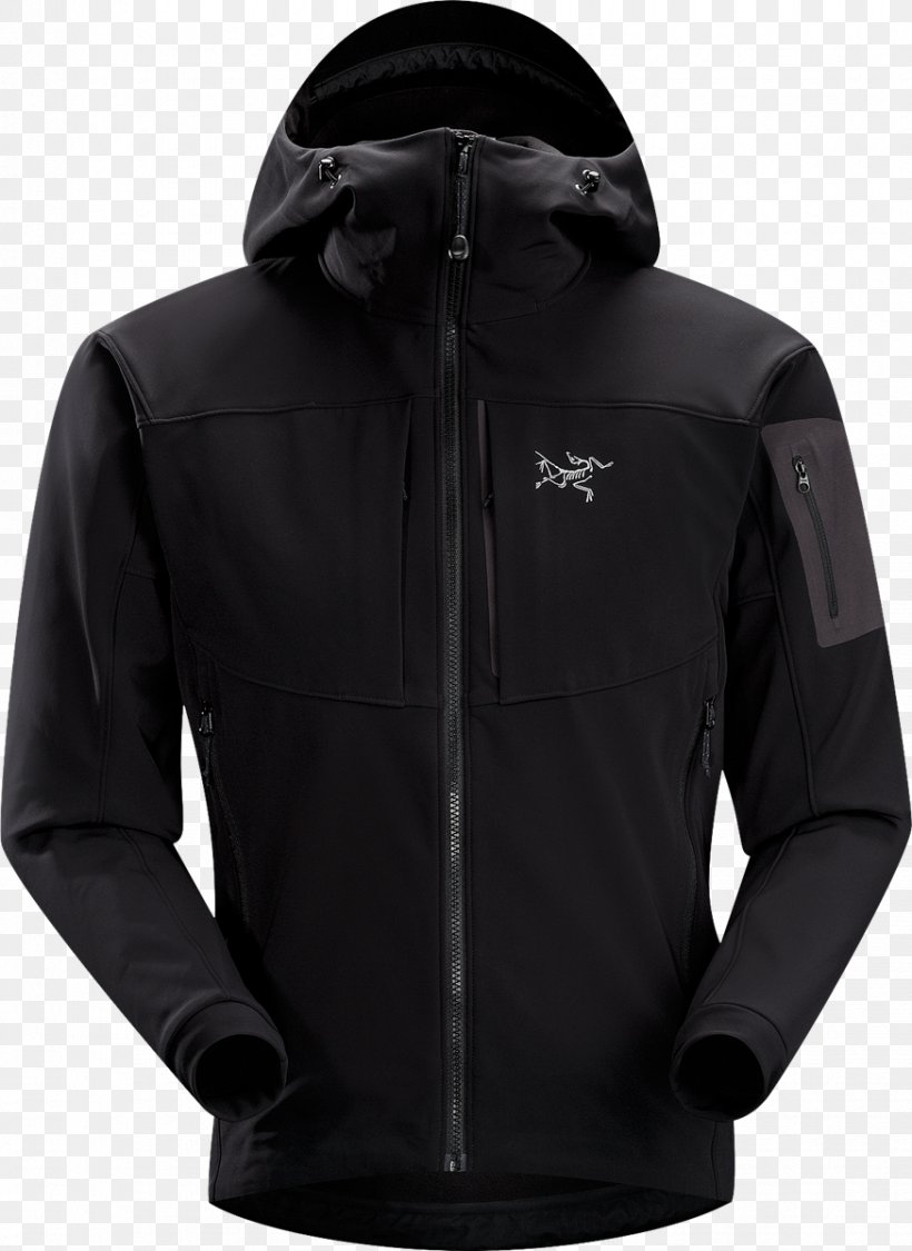 Hoodie Arc'teryx Jacket Clothing Top, PNG, 874x1200px, Hoodie, Black, Clothing, Hood, Jacket Download Free