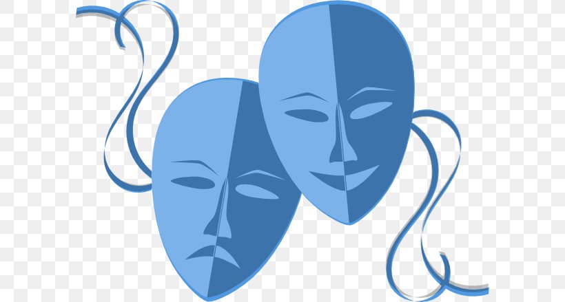 Mask Theatre Drama Play Clip Art, PNG, 600x439px, Watercolor, Cartoon, Flower, Frame, Heart Download Free