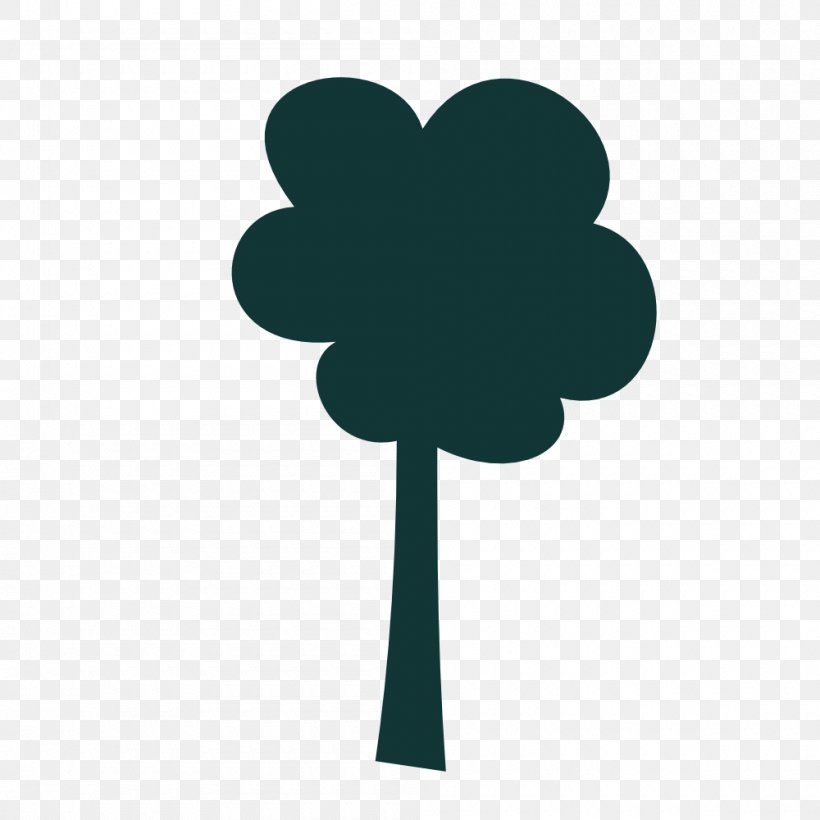 Petal Shamrock Teal Leaf Tree, PNG, 1000x1000px, Petal, Flower, Leaf, Plant, Shamrock Download Free