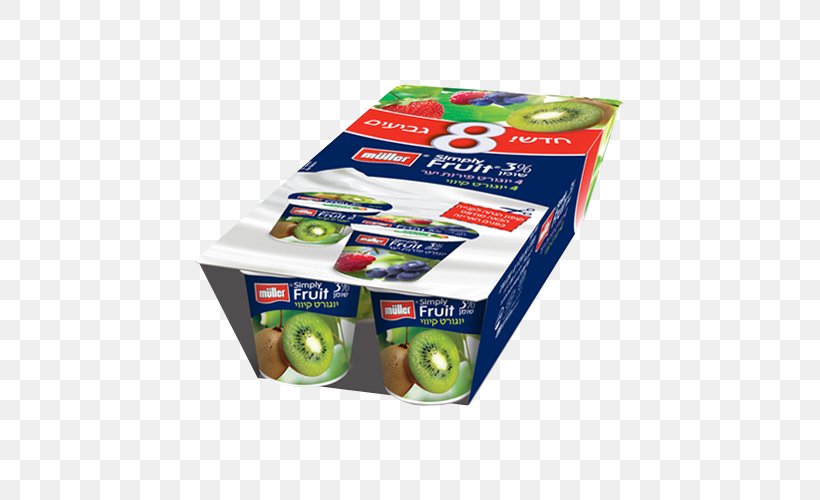 Superdeal Yoghurt Müller Kiwifruit, PNG, 500x500px, Yoghurt, Berry, Cherry, Dairy Products, Dried Fruit Download Free