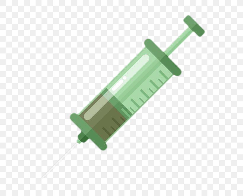 Syringe Icon, PNG, 660x660px, Syringe, Cartoon, Green, Sewing Needle Download Free