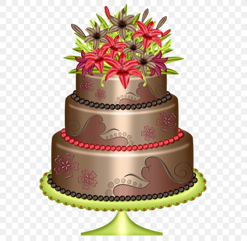 Birthday Cake Wedding Cake Chocolate Cake Layer Cake Clip Art, PNG, 574x800px, Birthday Cake, Art, Baked Goods, Buttercream, Cake Download Free