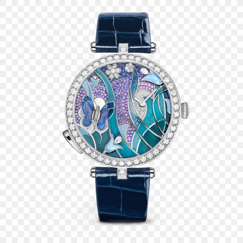 Fondation Du Grand Prix D'horlogerie De Genève Art Van Cleef & Arpels Watch Complication, PNG, 3000x3000px, Art, Bling Bling, Chopard, Cobalt Blue, Complication Download Free