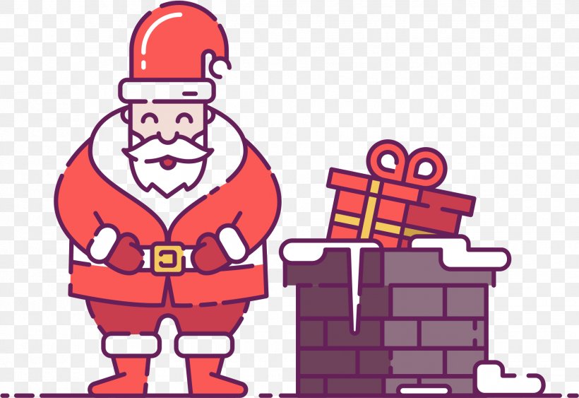 Santa Claus Cartoon, PNG, 1857x1277px, Santa Claus, Brick, Bricklayer, Cartoon, Christmas Day Download Free