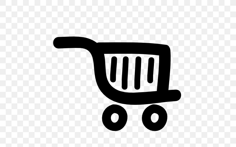 Supermarket Shopping Cart Logo Grocery Store, PNG, 512x512px, Supermarket, Black And White, Brand, Cart, Grocery Store Download Free