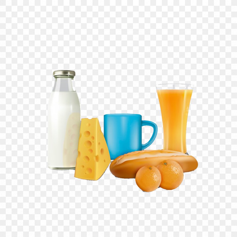 Orange Juice Milk Breakfast Orange Drink, PNG, 2362x2362px, Orange Juice, Bread, Breakfast, Drink, Food Download Free