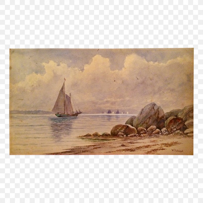 Watercolor Painting Sea Sky Plc, PNG, 990x990px, Painting, Animal, Calm, Coast, Fauna Download Free