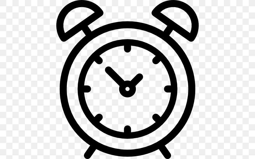 Alarm Clocks Timer Stopwatch, PNG, 512x512px, Alarm Clocks, Black And White, Business, Clock, Stopwatch Download Free