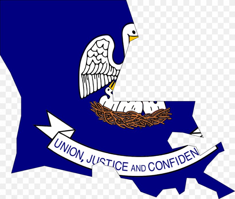 Flag Of Louisiana State Flag Flag Of Georgia, PNG, 850x720px, Louisiana, Beak, Bird, Brand, Flag Download Free