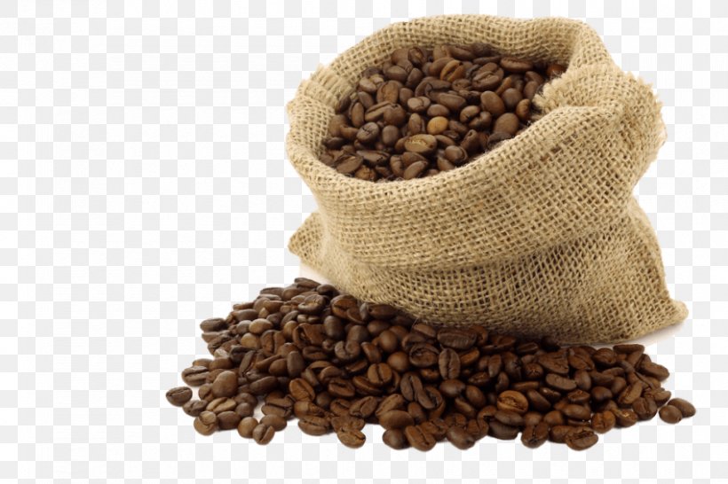 Instant Coffee Coffee Bag Gunny Sack Coffee Bean, PNG, 850x567px, Coffee, Bag, Bean, Cocoa Bean, Coffee Bag Download Free