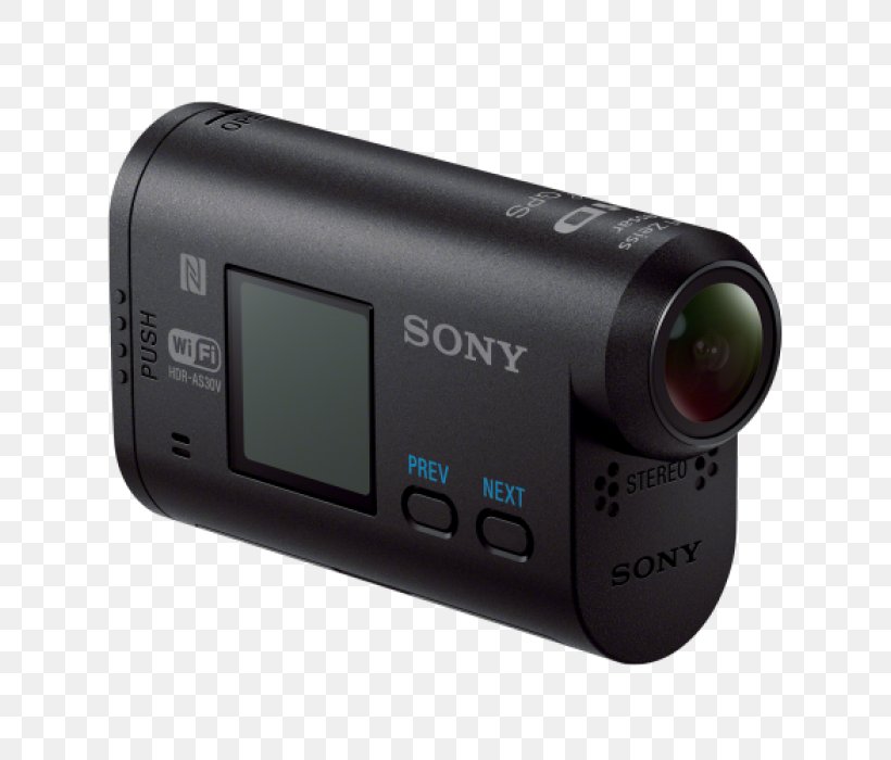 Video Cameras Action Camera 索尼 Sony HDR-AS20, PNG, 700x700px, 4k Resolution, Camera, Action Camera, Camera Lens, Cameras Optics Download Free