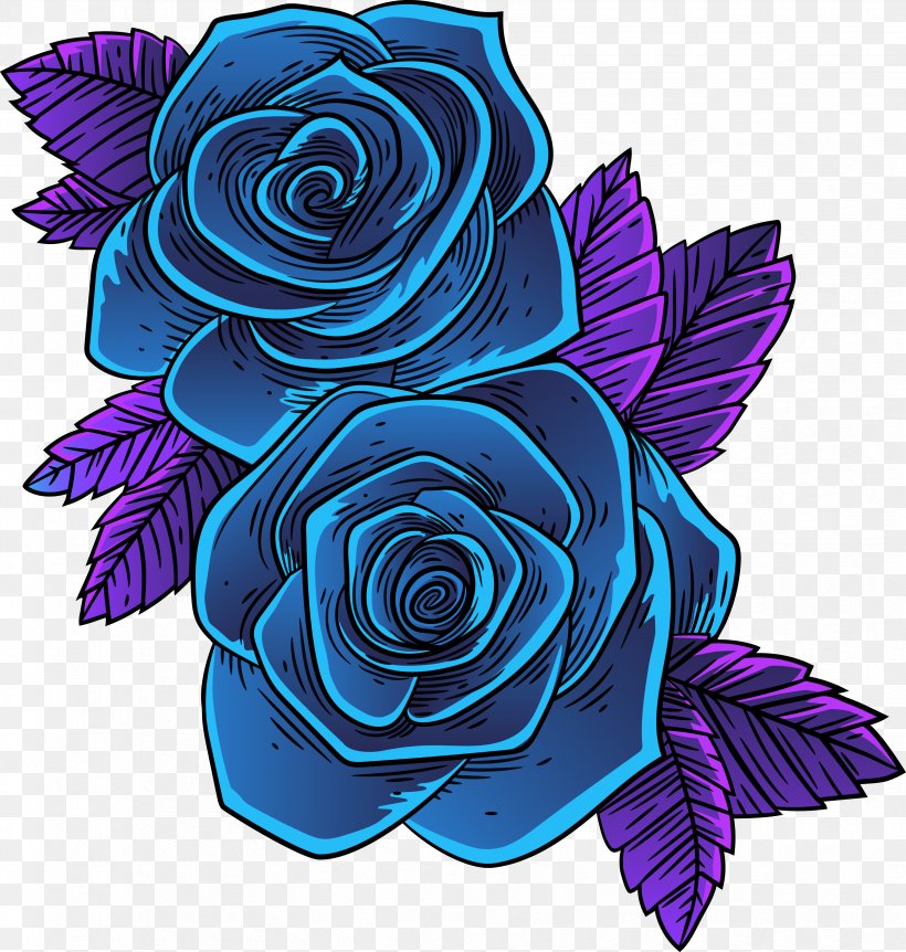 Blue Rose Garden Roses Clip Art Flower, PNG, 3312x3483px, Blue Rose, Abziehtattoo, Black Rose, Blue, Cabbage Rose Download Free