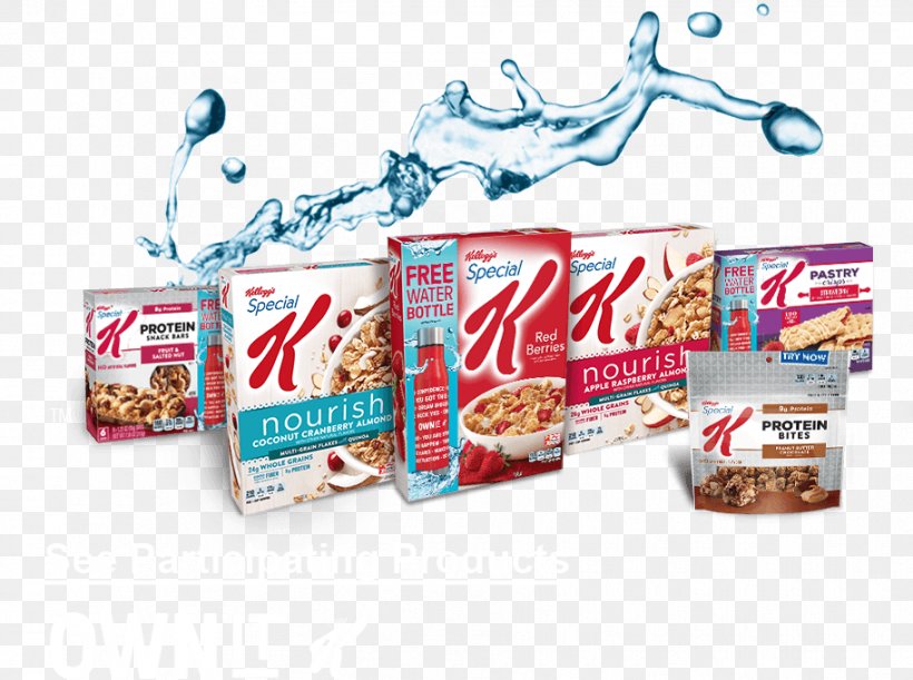 Breakfast Cereal Special K Corn Flakes Kellogg's Water, PNG, 913x681px, Breakfast Cereal, Bottle, Brand, Breakfast, Convenience Food Download Free
