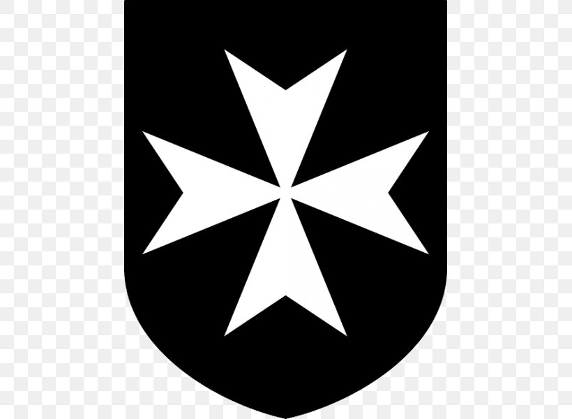 Maltese Cross Knights Hospitaller Sovereign Military Order Of Malta Crusades, PNG, 600x600px, Maltese Cross, Black, Black And White, Blessed Gerard, Christian Cross Download Free