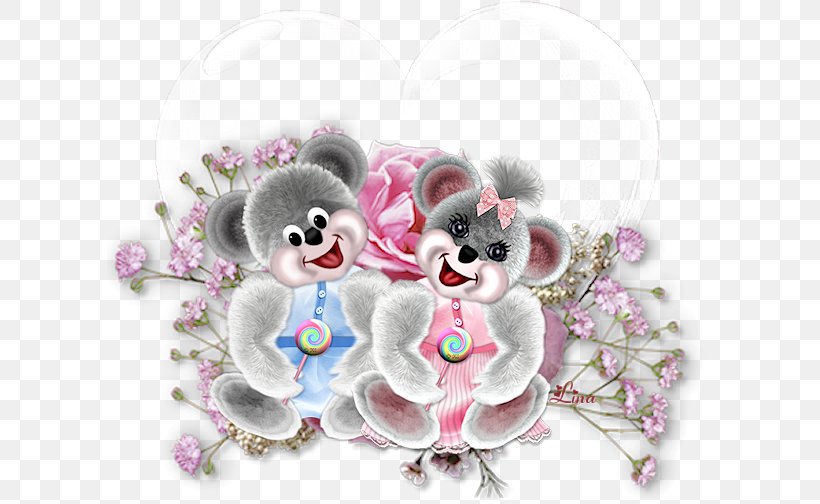 Stuffed Animals & Cuddly Toys Ansichtkaart, PNG, 606x504px, Stuffed Animals Cuddly Toys, Ansichtkaart, Flower, Pink, Stuffed Toy Download Free
