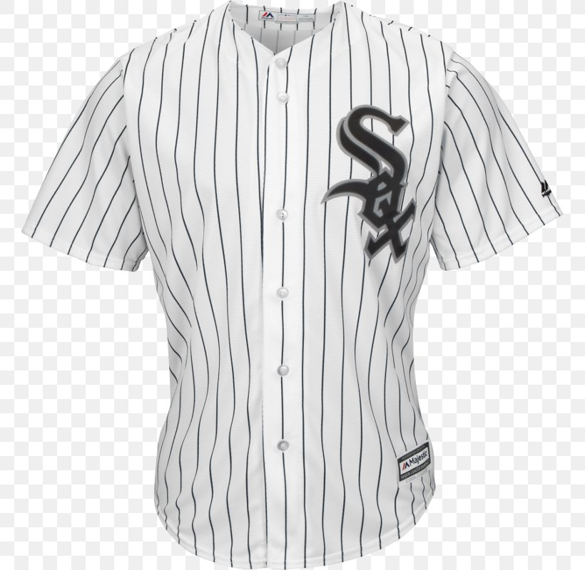 Chicago White Sox MLB Majestic Athletic Jersey Baseball, PNG, 760x800px, Chicago White Sox, Active Shirt, Baseball, Black, Black And White Download Free