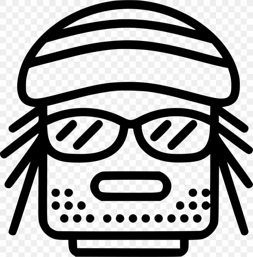 Smoked Icon, PNG, 980x998px, Emoticon, Black And White, Eyewear, Headgear, Line Art Download Free