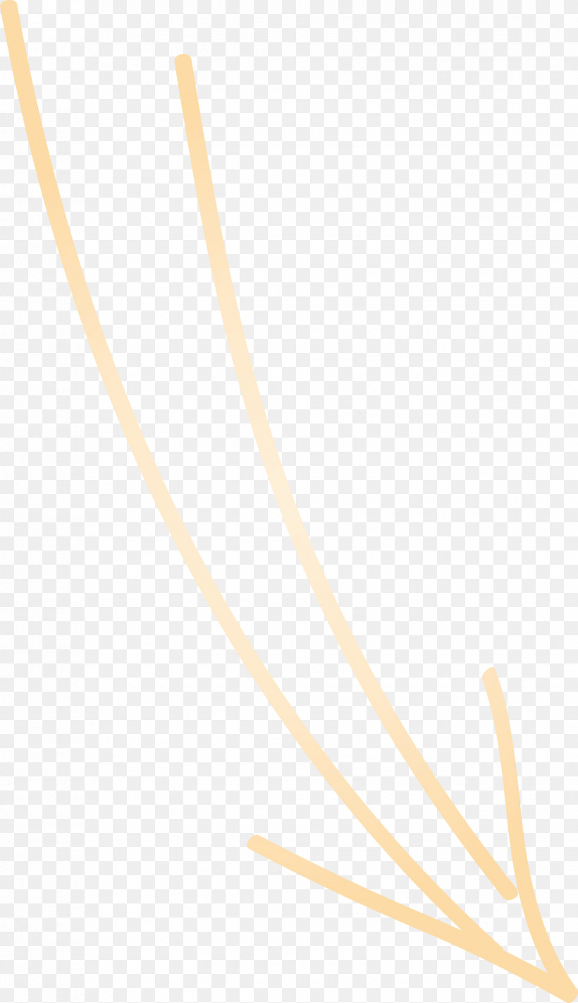 Yellow Line Beige, PNG, 1730x3000px, Hand Drawn Arrow, Beige, Line, Paint, Watercolor Download Free